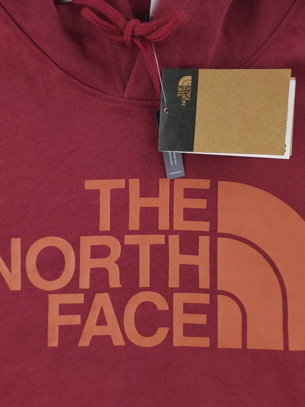 North Face Hoodie Fleece Circular Design Half Dome Pullover Men's XL NWT